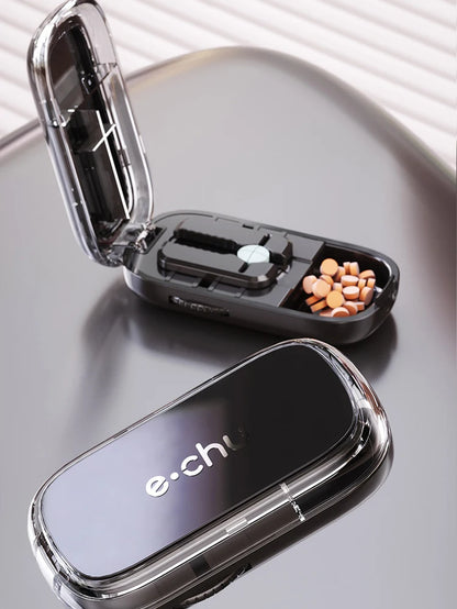 Portable Medicine Cutter Precise Medicine Cutting Scissors Medicine Splitter Tablet Splitting Home Travel Portable Medicine Box